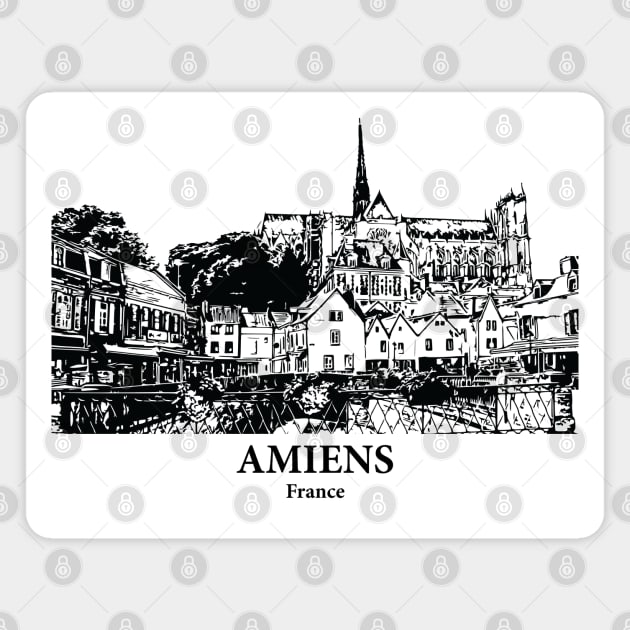 Amiens - France Magnet by Lakeric